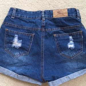 burberry jeans shorts